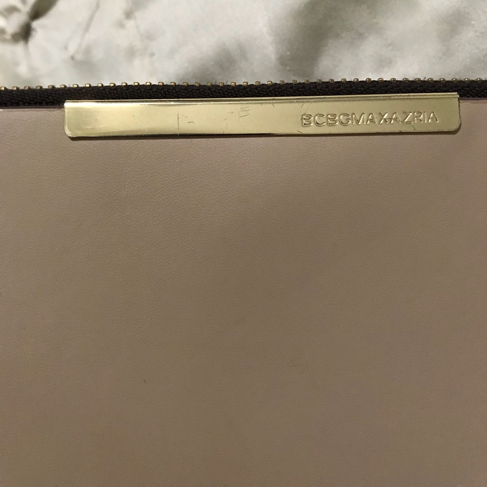 BCBGMAXAZRIA Double Layer - Faux Leather Clutch - Picture 3 of 6
